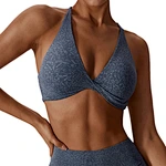 zebra sports bra